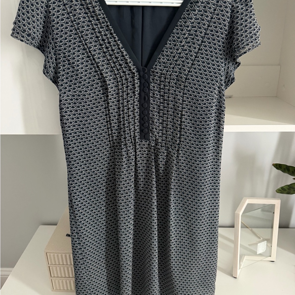 H&M Black and White Mini Dress